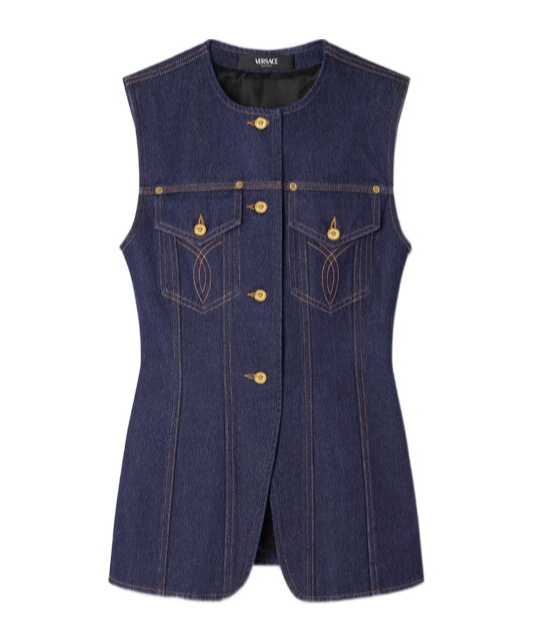 Versace Denim Vest