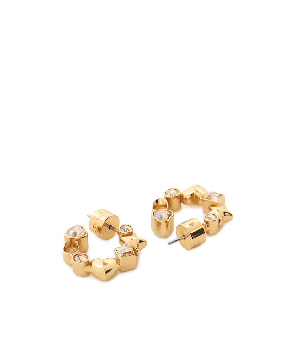 Coach Star Pendant Earrings In Yellow