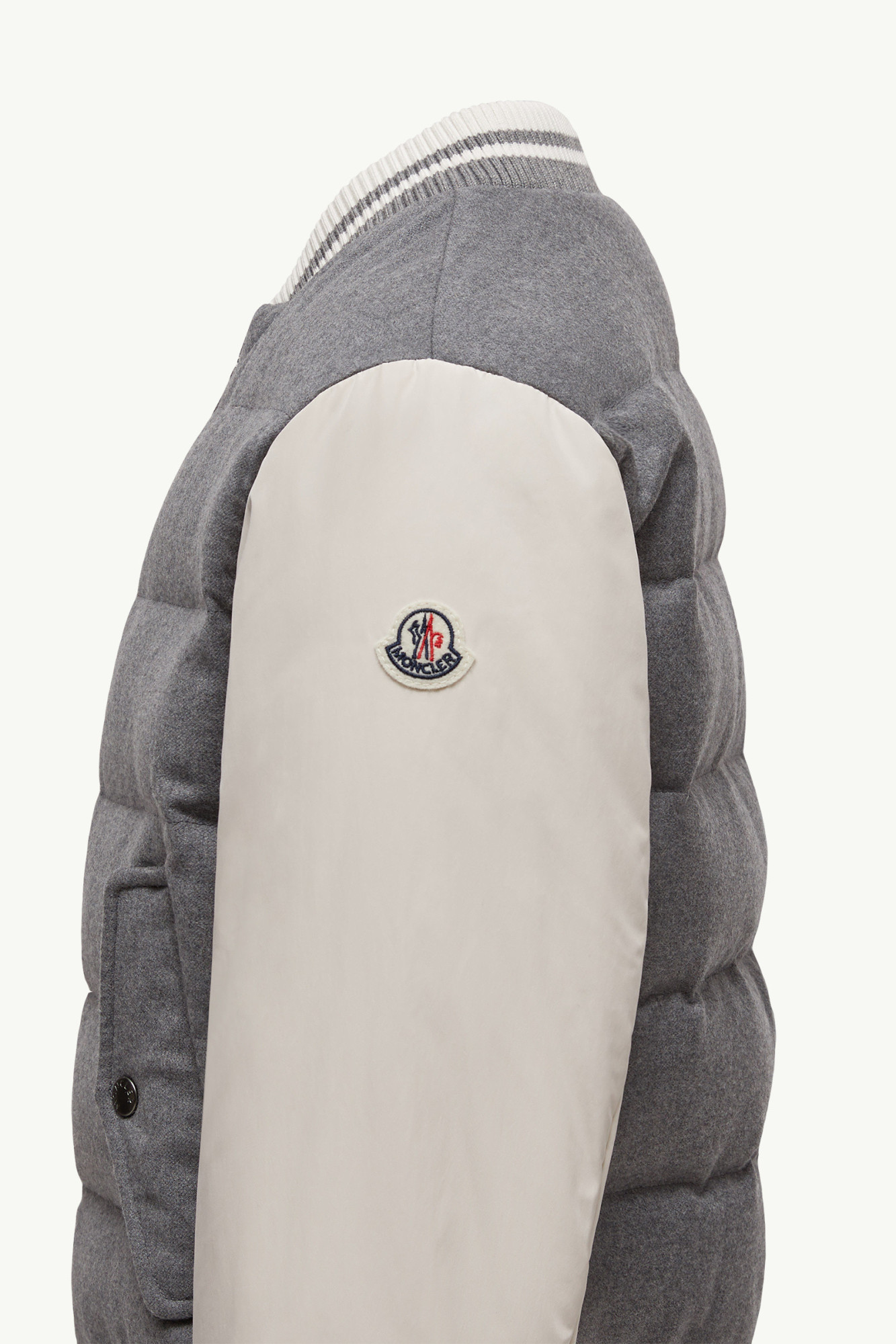 Moncler Alvaro Wool Down Jacket In Black