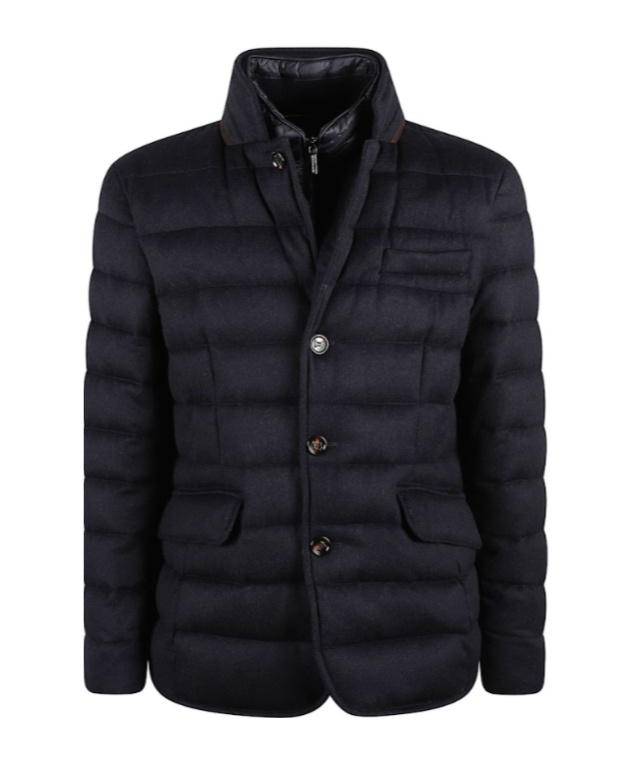 Moorer Nomos-ls9 - Jacket-style Down Jacket In Black