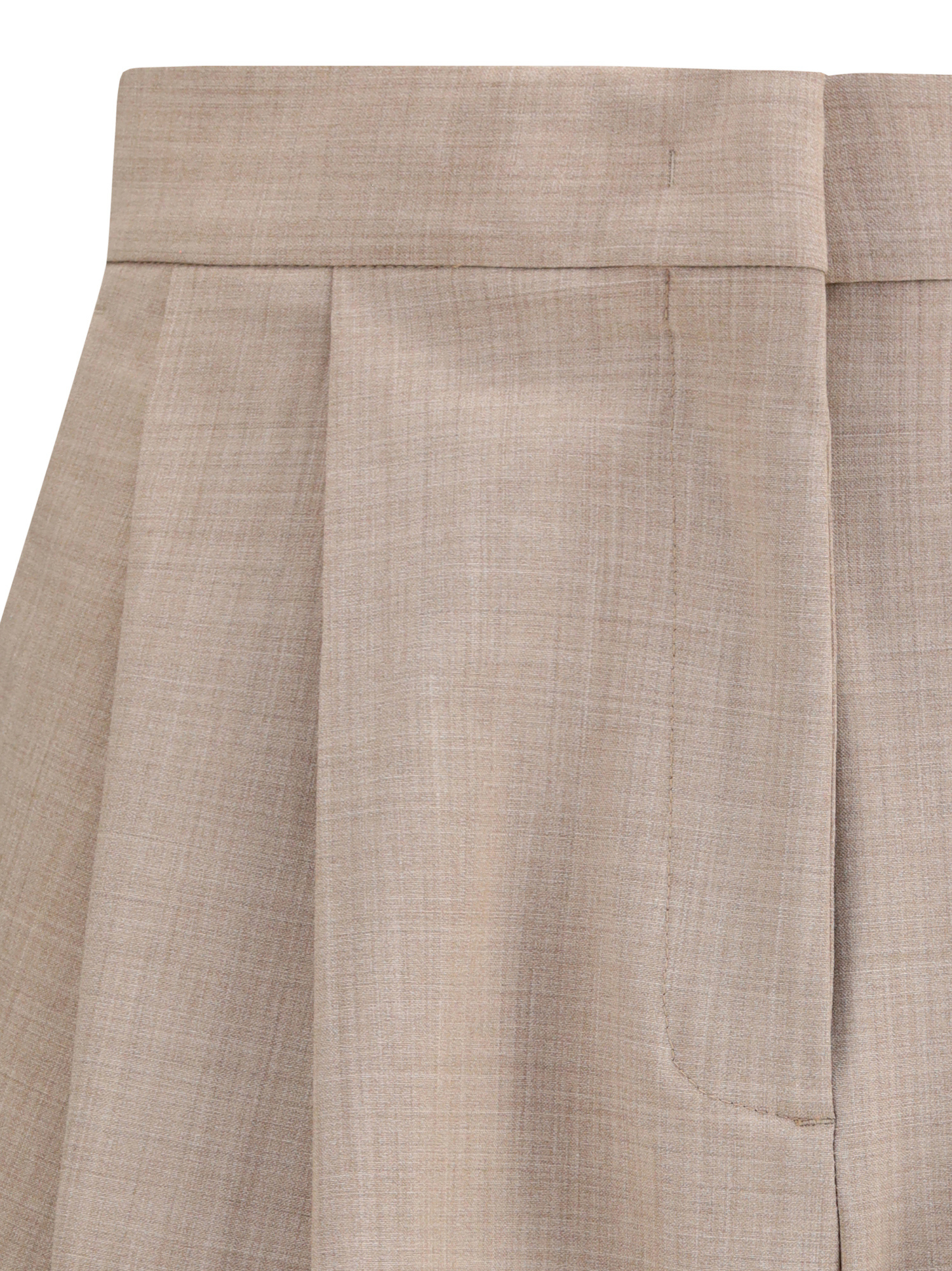Fabiana Filippi Pleated Front Trousers In Neutral