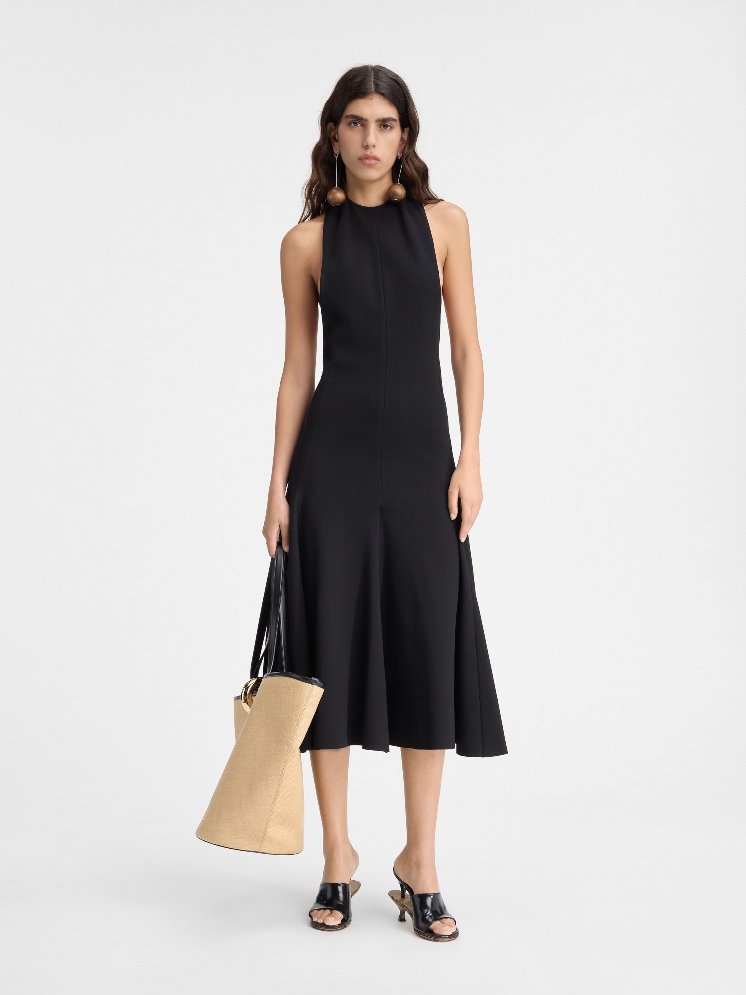 Jacquemus La Robe Favola In Black