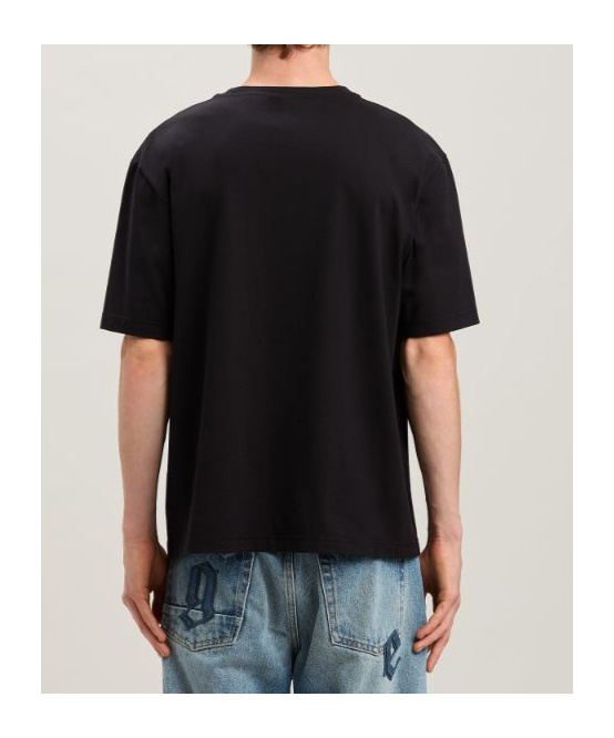 Palm Angels Burning Oasis Slim Fit Graphic T-shirt In Black