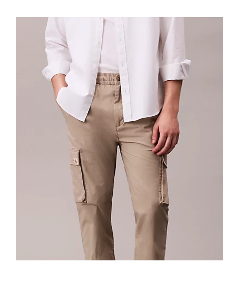 Calvin Klein Jeans Est.1978 Skinny Ripstop Cargo Pants In Brown