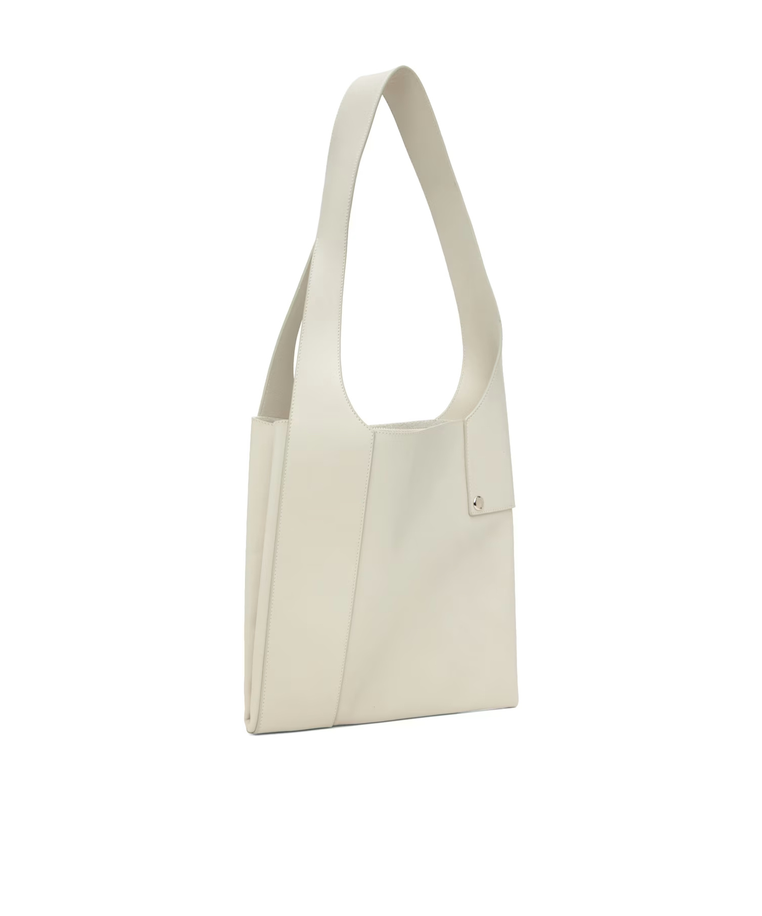 Apc Stitled Logo Shoulder Bag In Nude