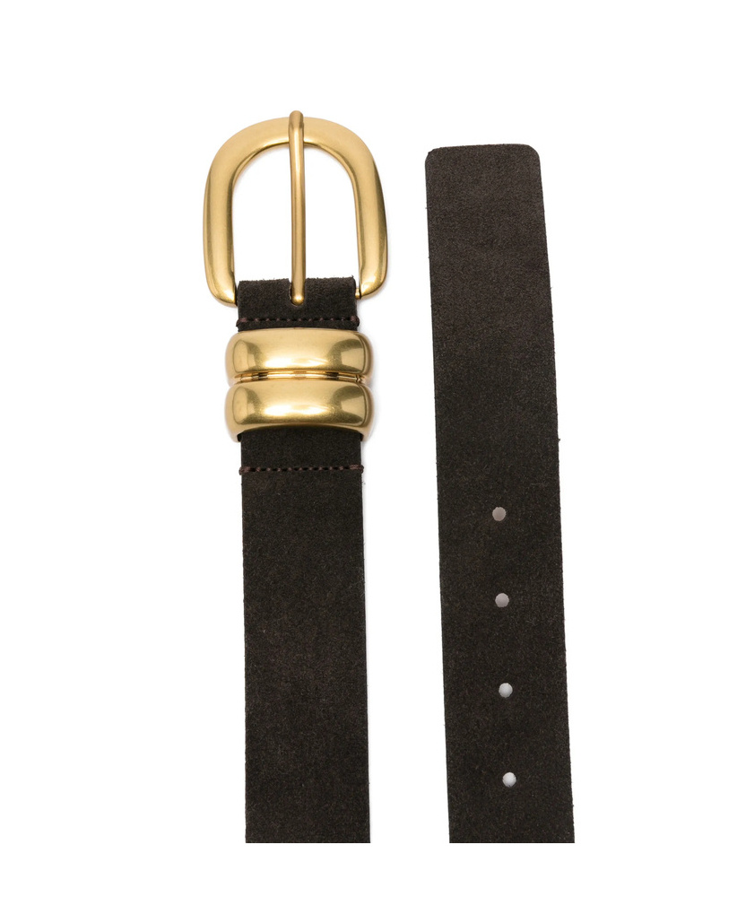 By Malene Birger Zoira Suede Belt In Brown