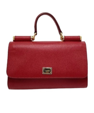 Dolce & Gabbana Flap Shoulder Bag In Red