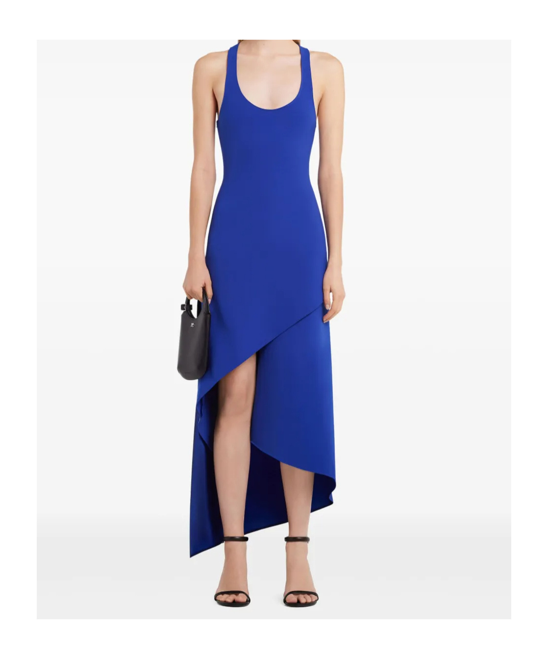 Courrèges Infinity Crepe Sleeveless Maxi Dress