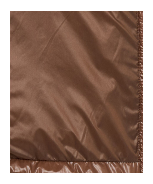 Moncler Down Jacket In Brown