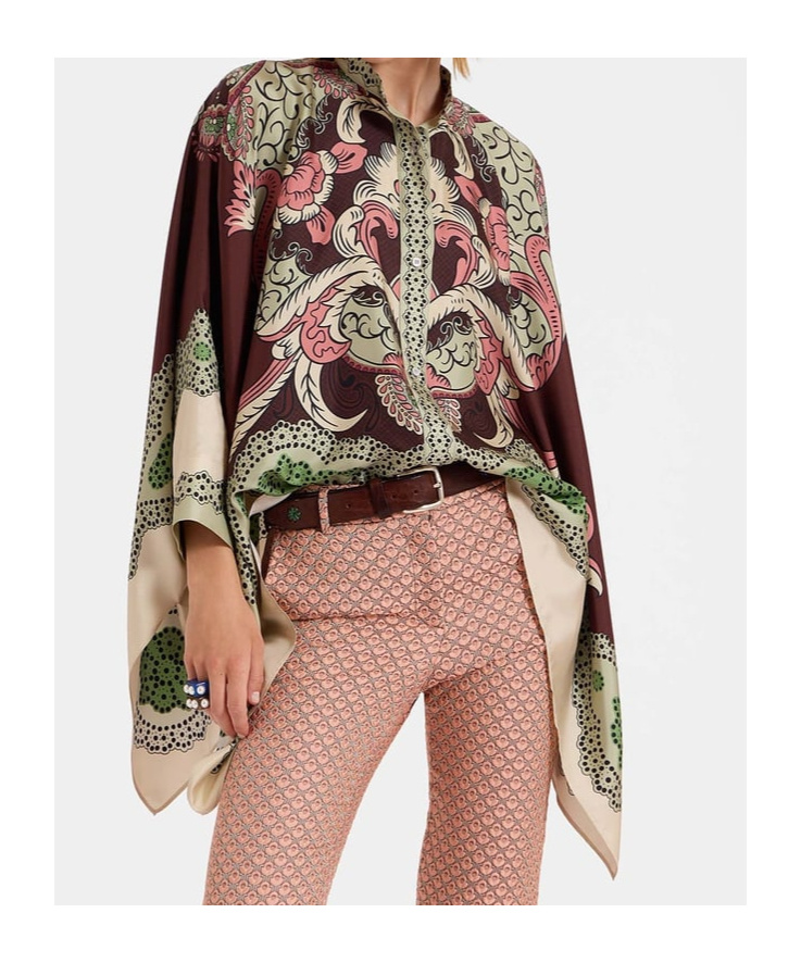 La Doublej Foulard Shirt In Nude