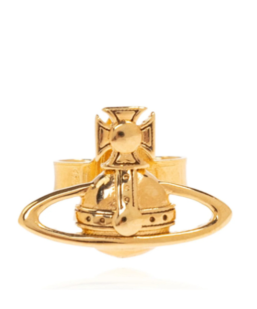 Vivienne Westwood Orb Shaped Earrings In Gold