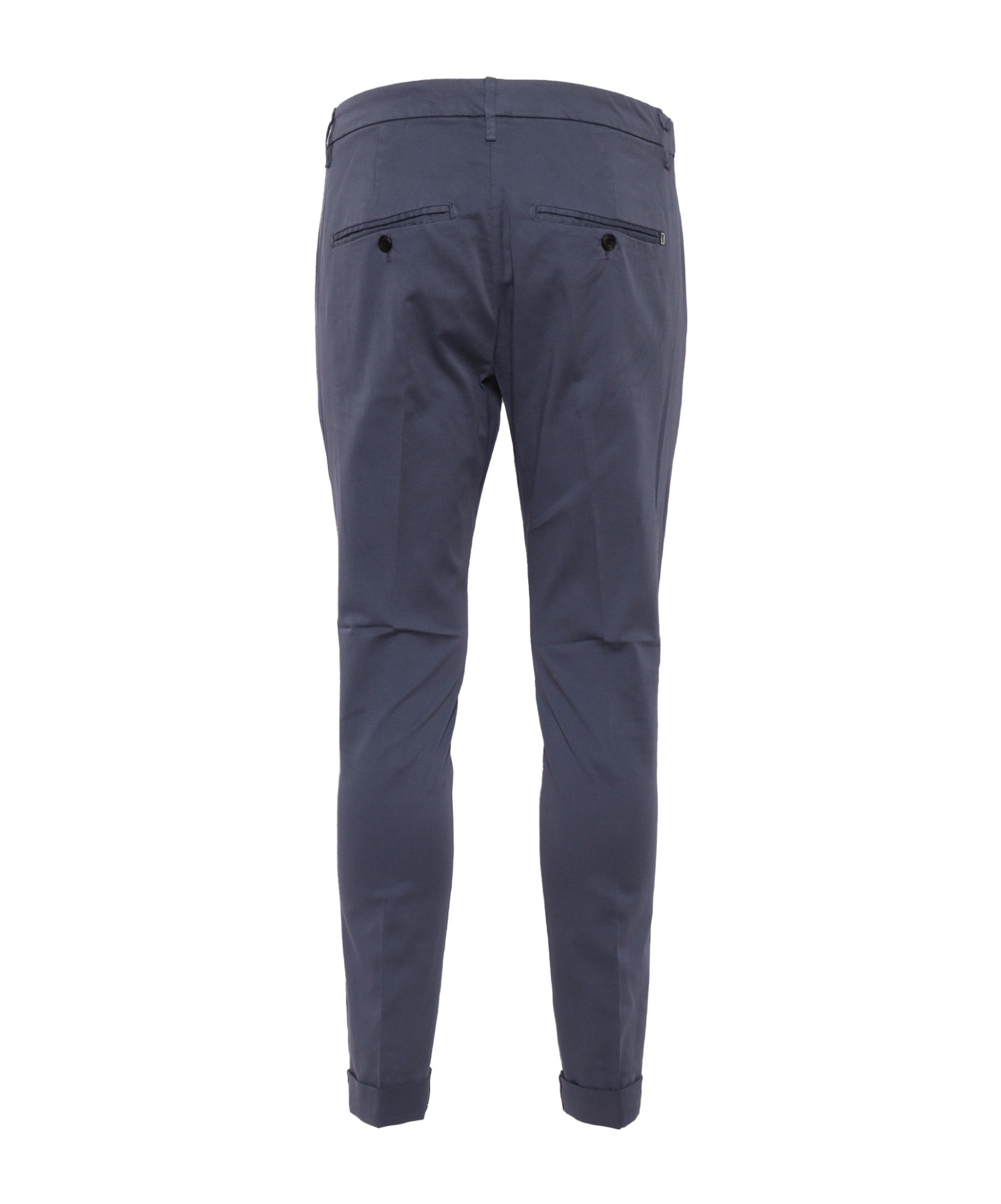 Dondup Straight Leg Trousers With Back And Side Pockets