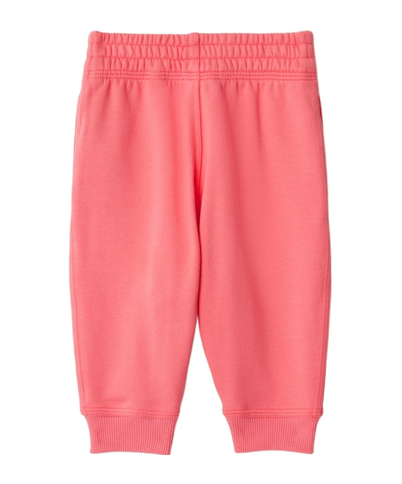 Burberry Ekd-appliqué Cotton Track Pants In Pink