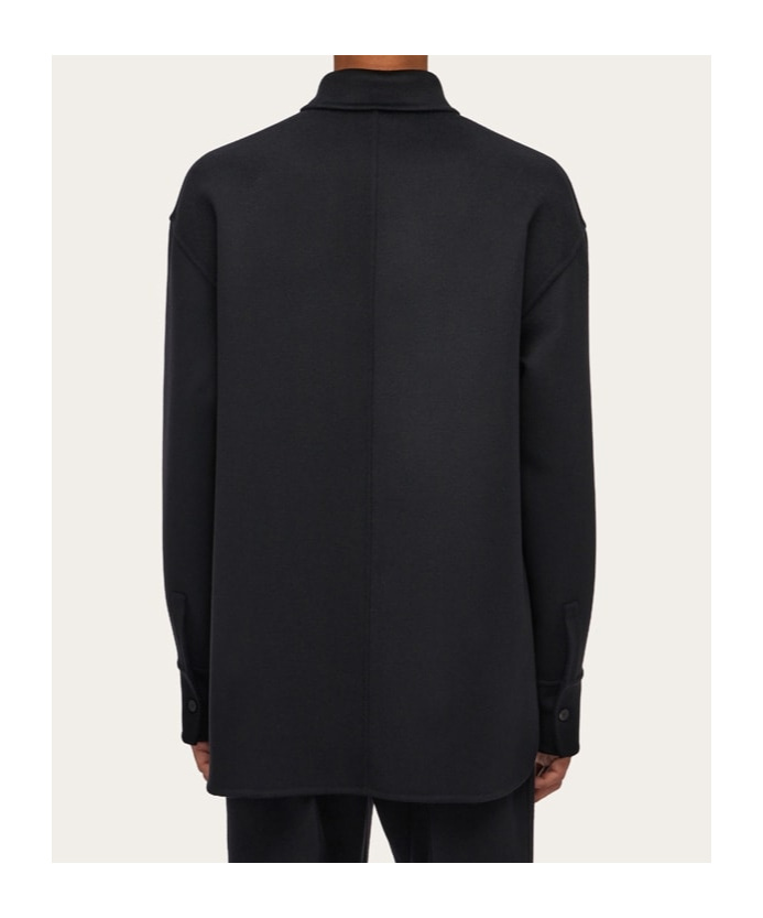 Ferragamo Man Sports Jacket In Black