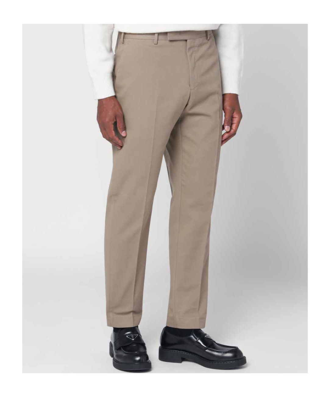Pt Torino Rebel Beige Trousers In Neutral