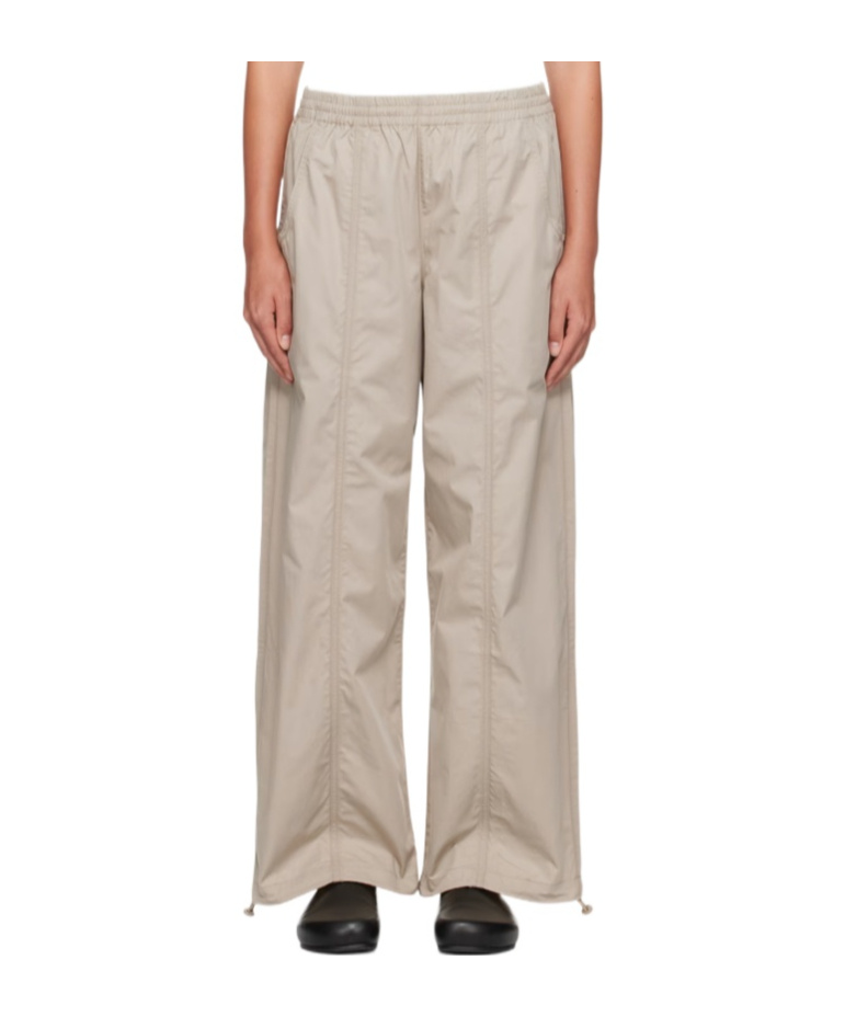 Agolde Beige Dakota Trousers In Neutral