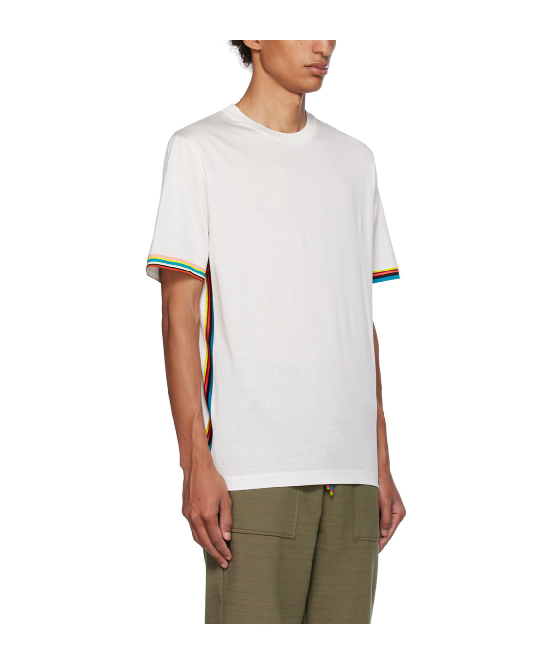 Paul Smith Item O-neck Short-sleeved T-shirt In White