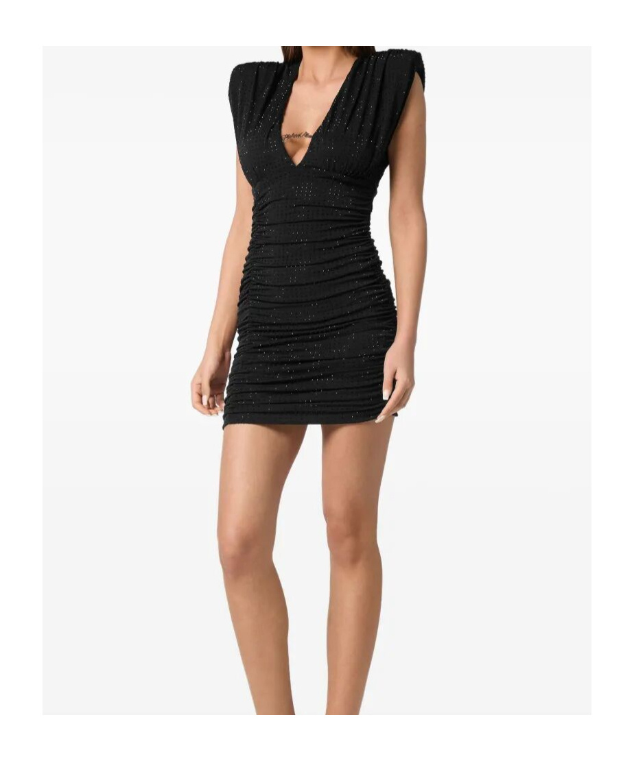 Shop Philipp Plein Jersey Mini Dress