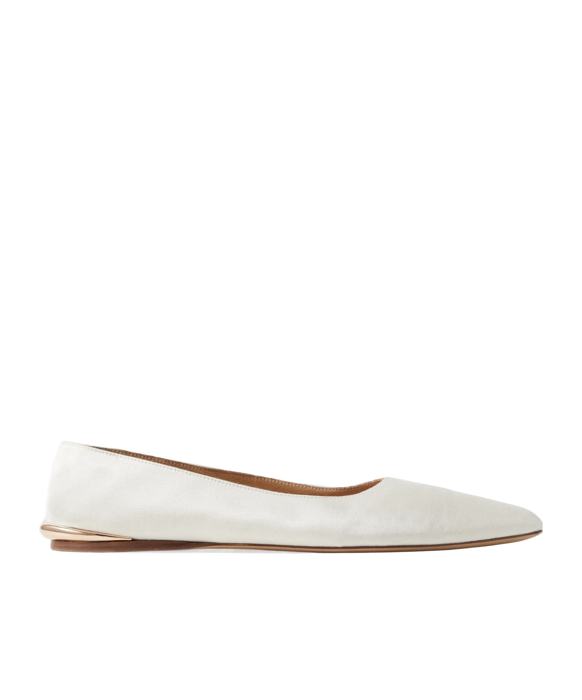 Gabriela Hearst Pointed-toe Ballet Flats In White
