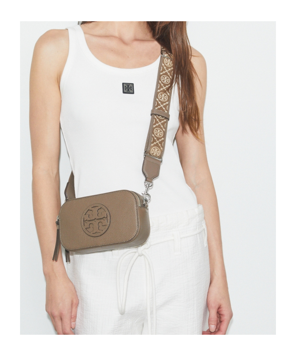 Tory Burch Wild Mushroom Miller Mini Crossbody Bag