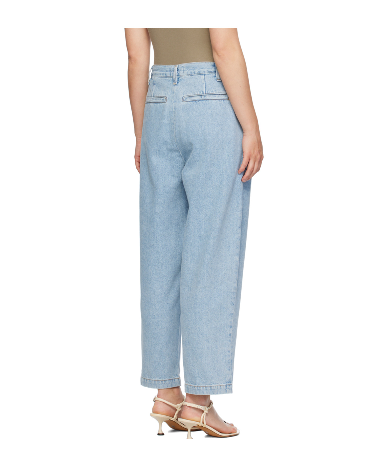 Agolde Becker Tapered Jeans In Blue