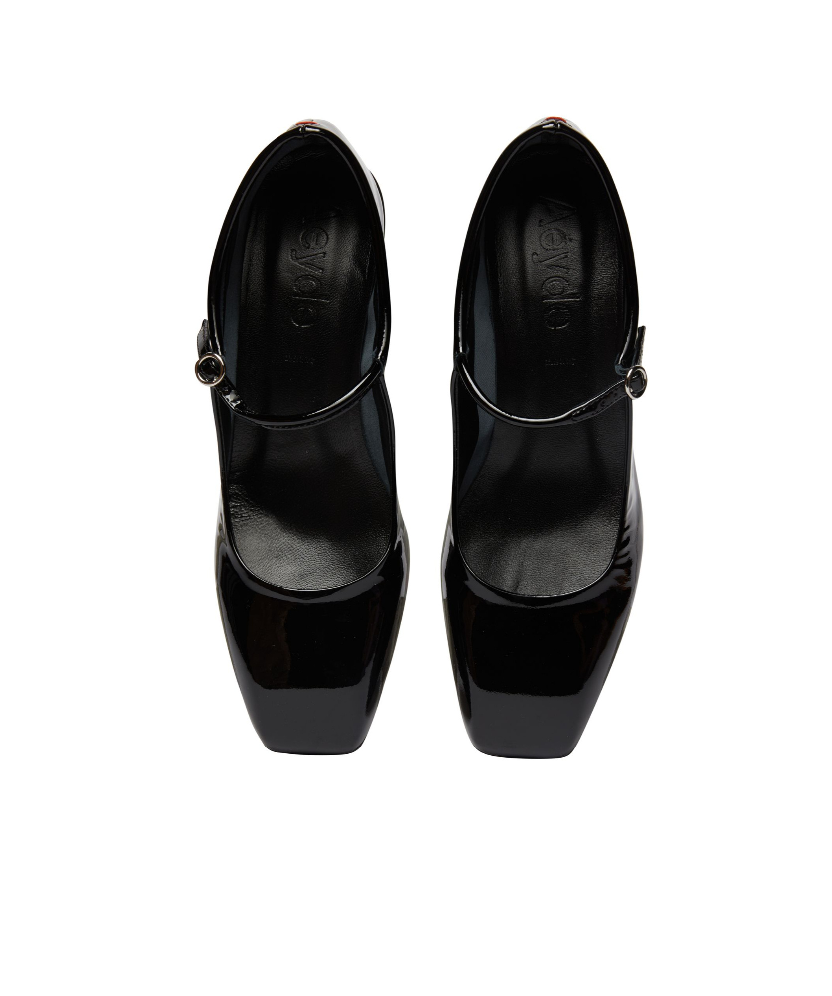 AEYDE SQUARE TOE HIGH HEELS