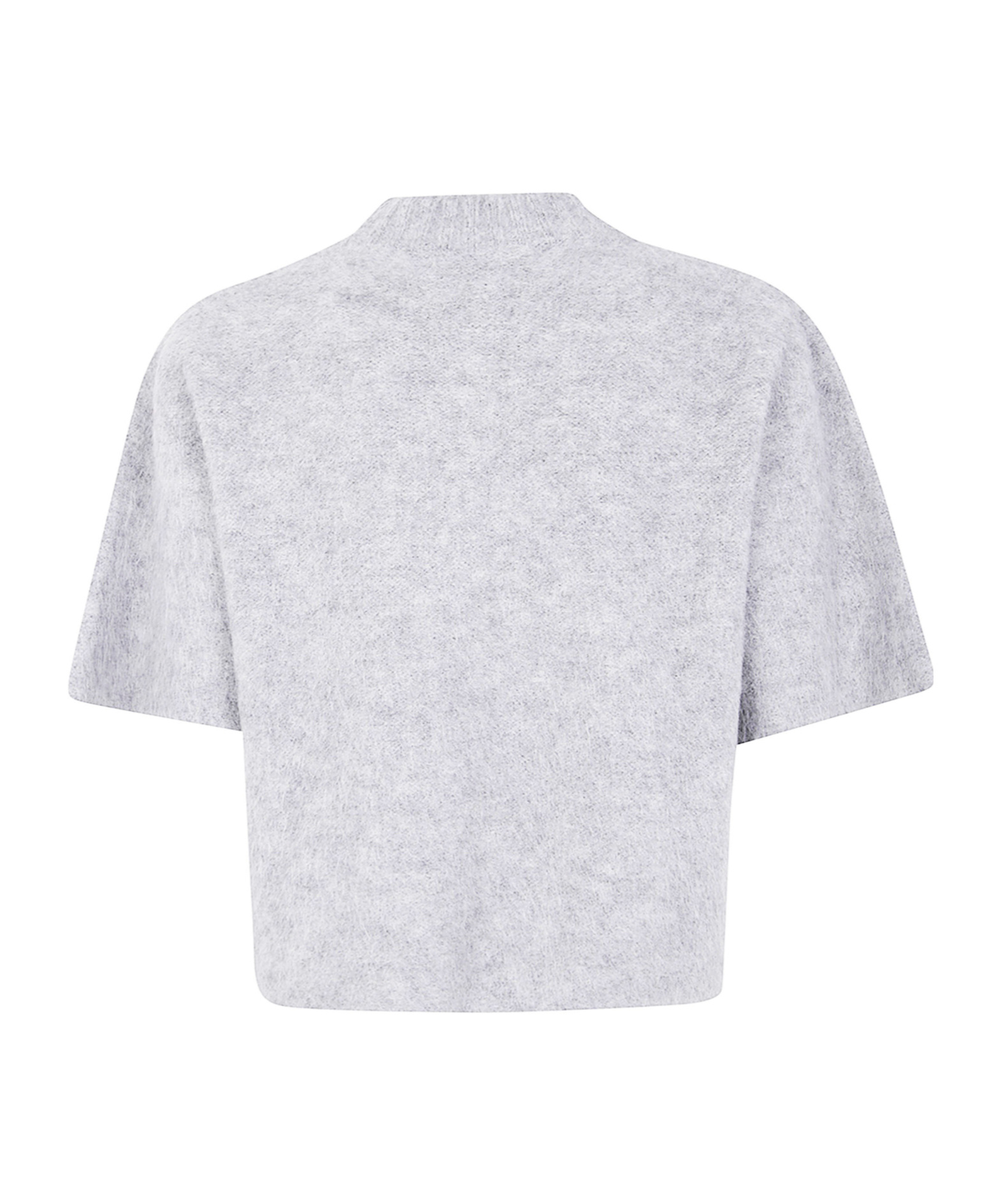 Antonelli High-neck Alpaca Sweater In Gray