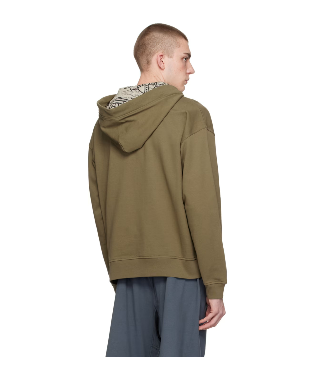 Vivienne Westwood Rugged Zipper Sweatshirt In Green