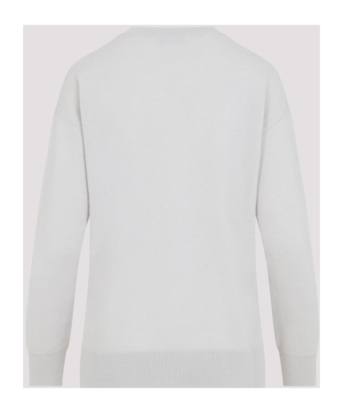 Max Mara 's Crewneck Long-sleeved Jumper In White