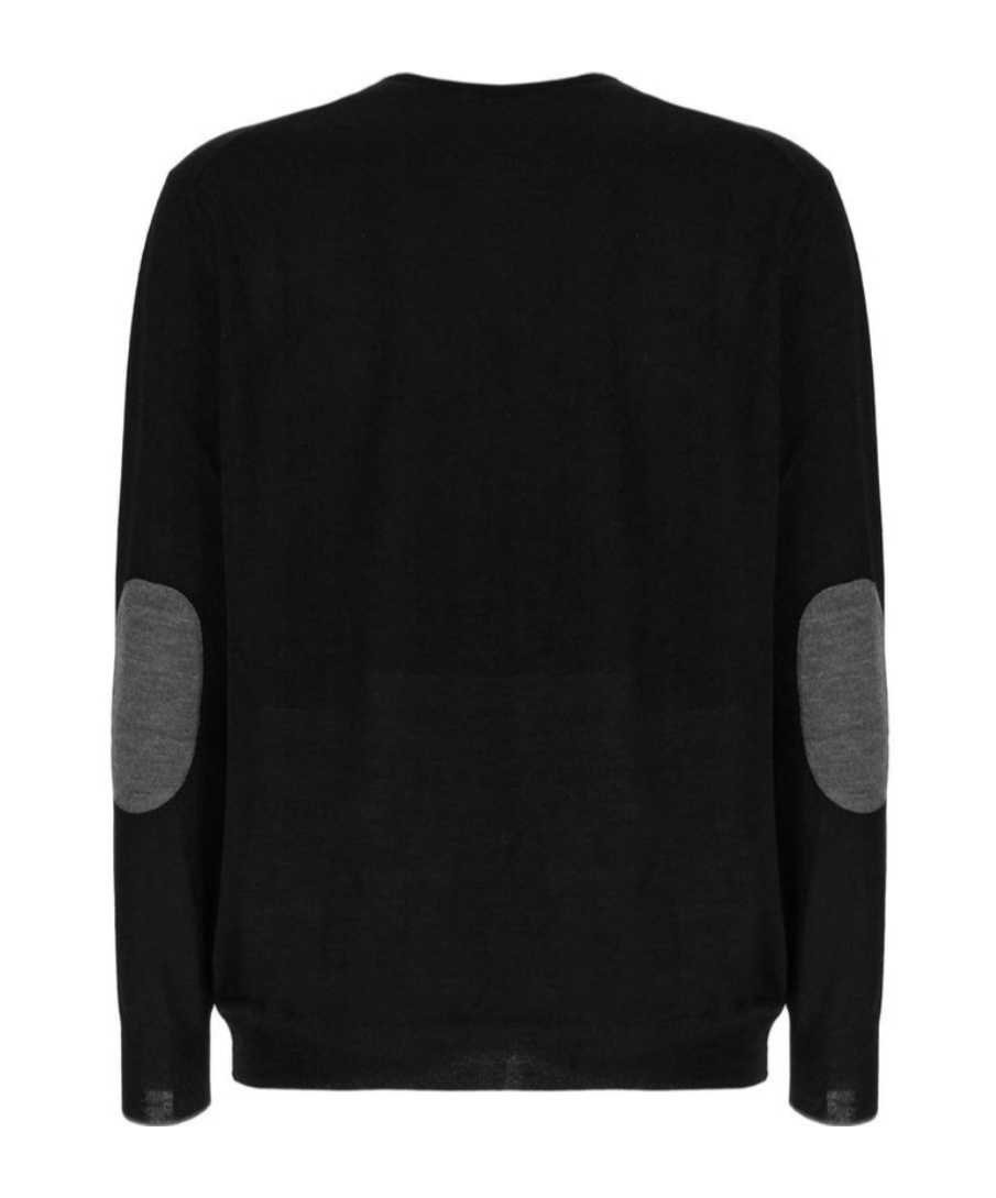 Panicale Long-sleeved Pullover In Black