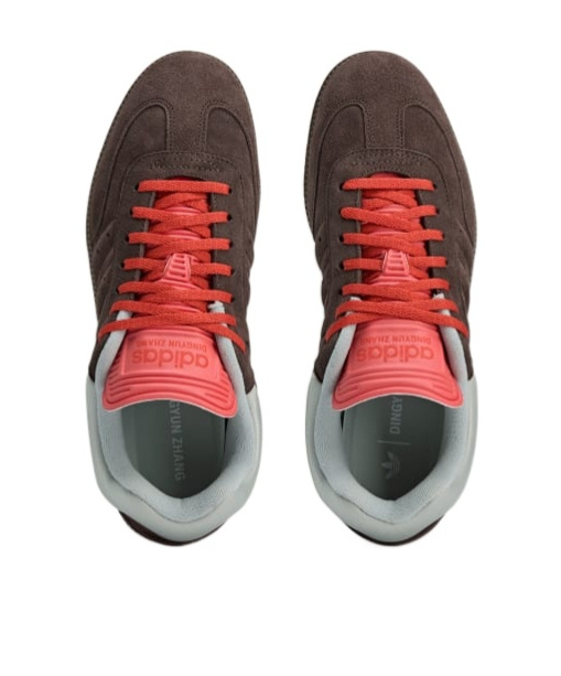 Adidas Originals X Dingyun Zhang Samba Suede Sneakers In Brown