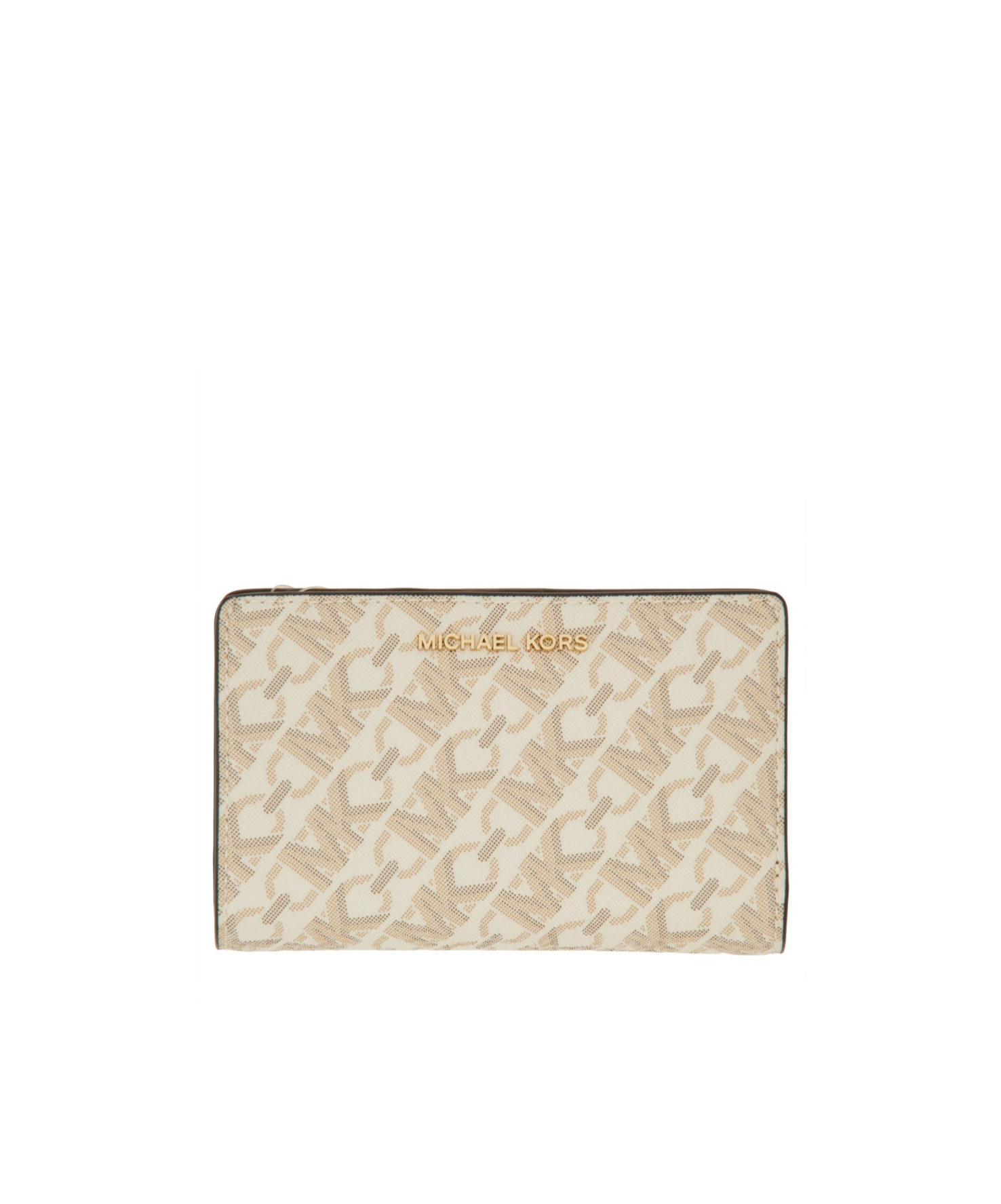 Michael Michael Kors Medium Empire Wallet In Nude