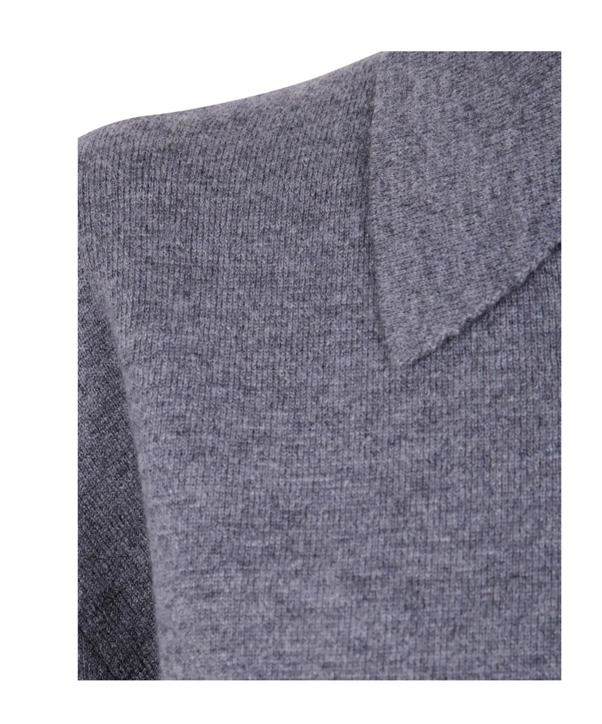 Rohe Compact Polo Sweater In Blue