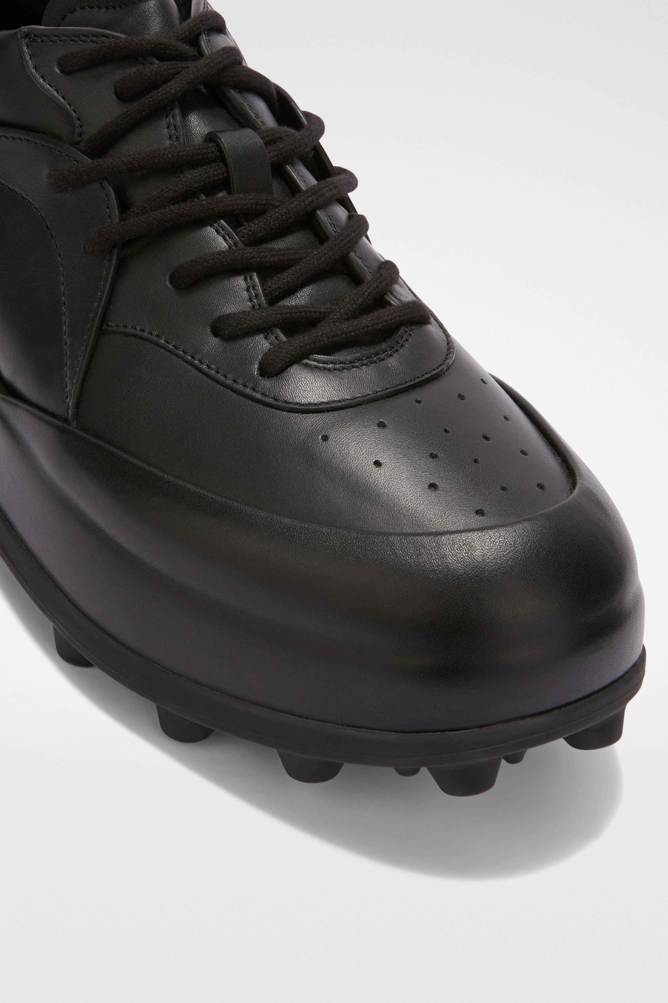 Jil Sander Chunky Toecap Sneakers In Black