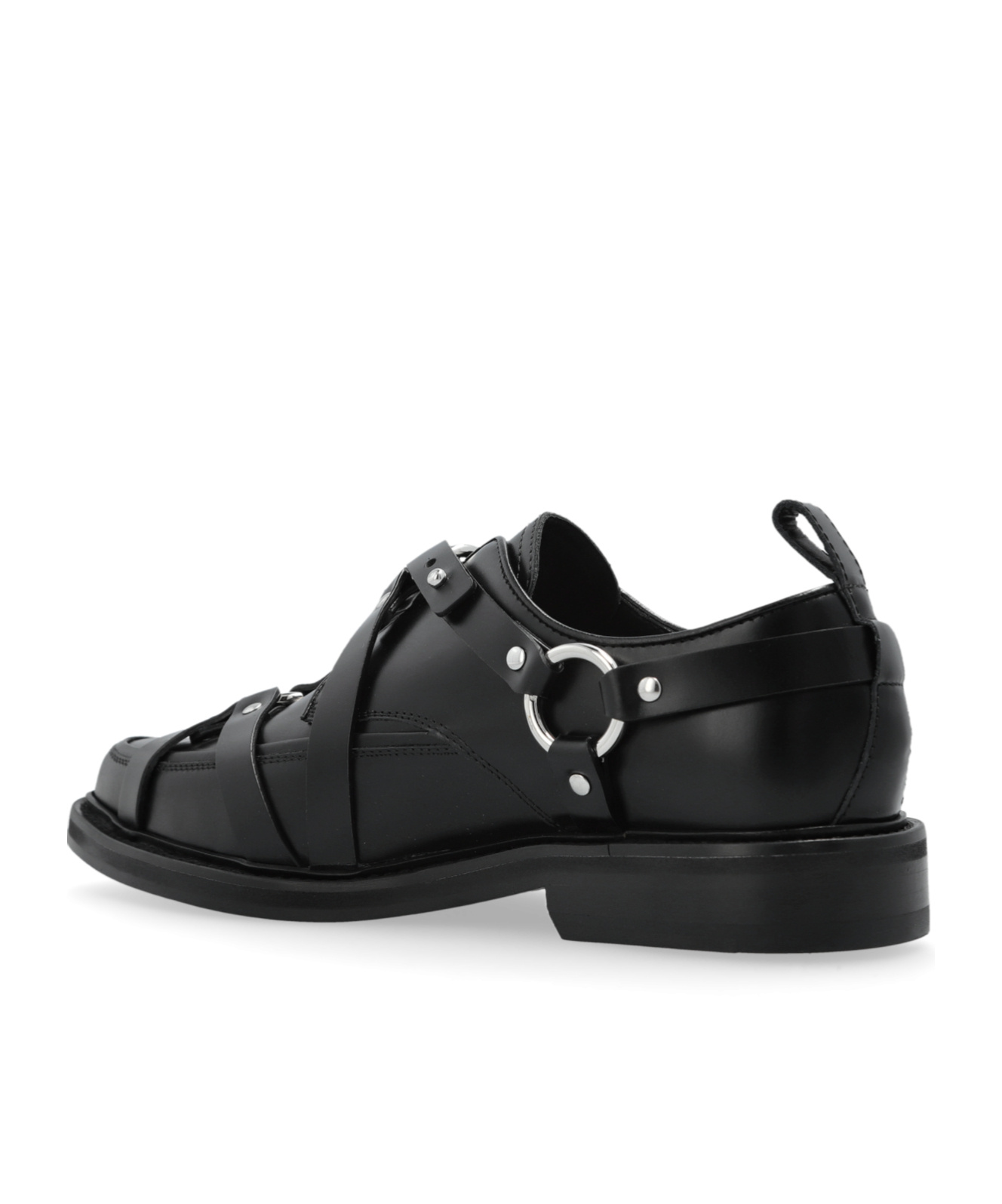Shop Dsquared2 Leather Shoes In Black