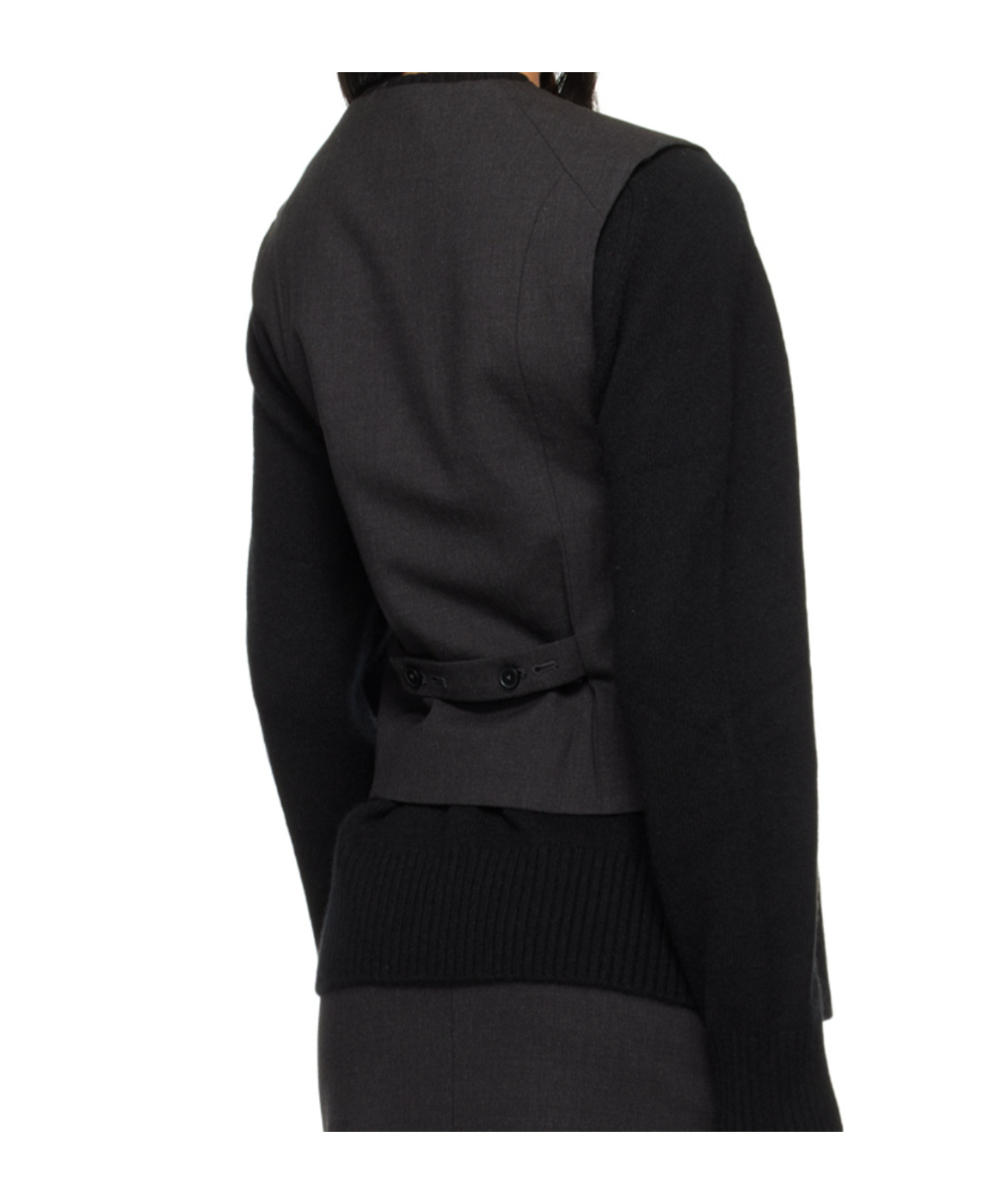 Loulou De Saison Teora Vest In Black