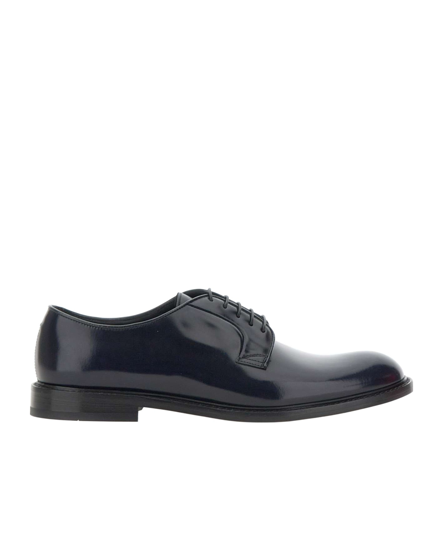 Doucal's Almond-toe Leather Derby Shoes In Black