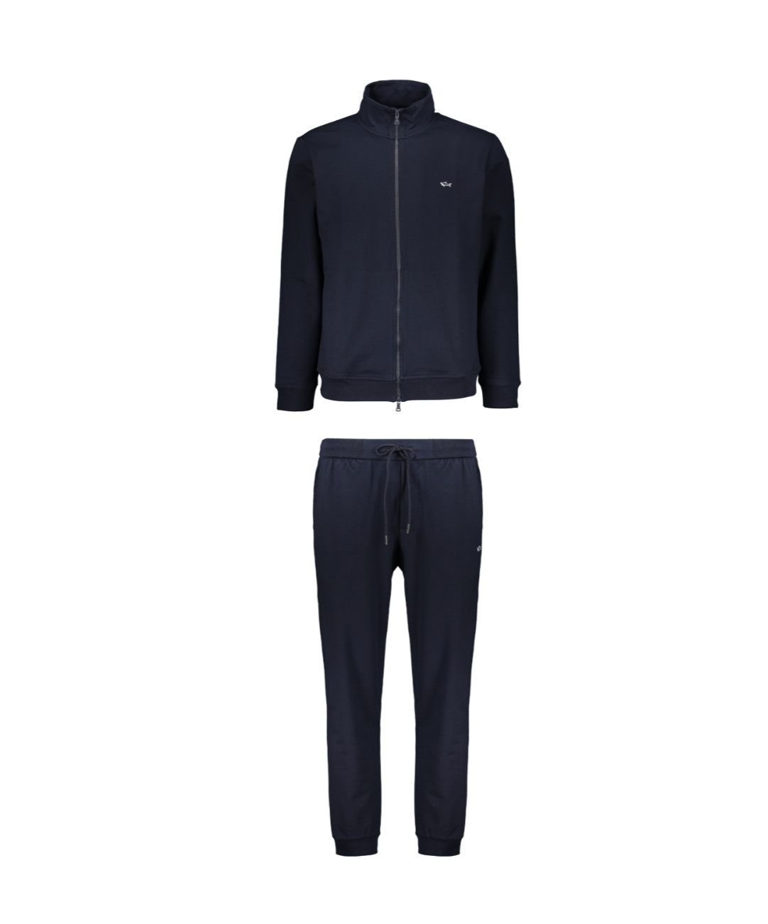 Paul & Shark Long-sleeved Jacket And Elastic Waist Pants Set In Blue