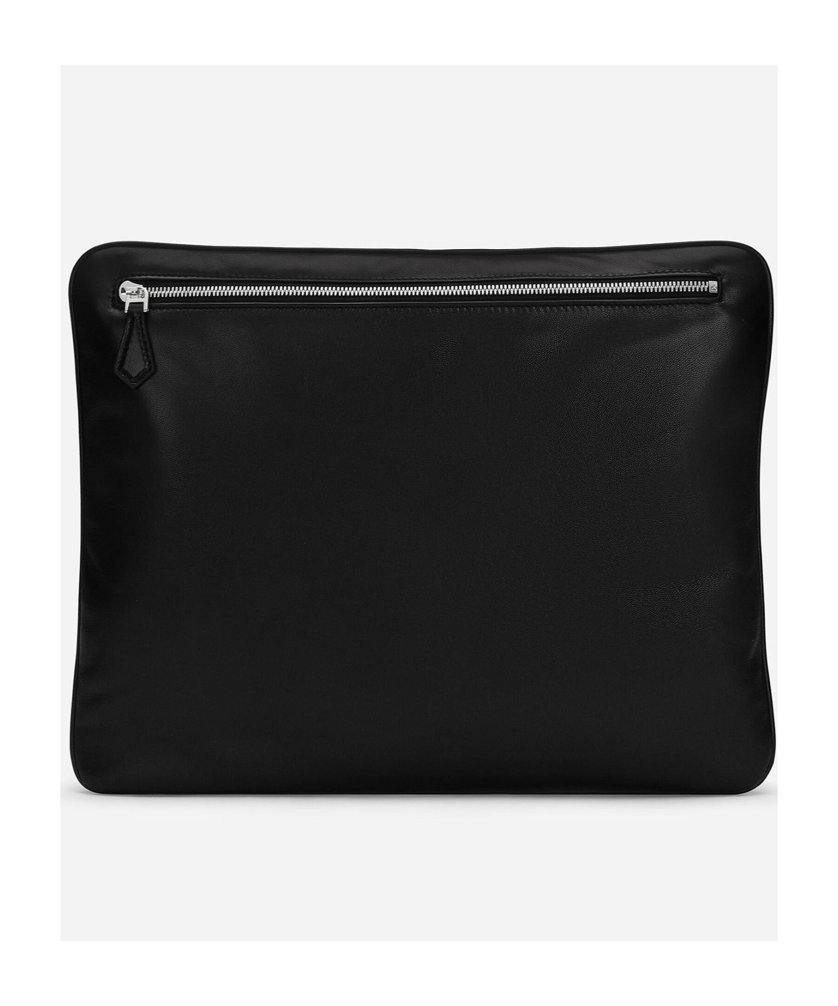 Dolce & Gabbana Logo-print Clutch Bag In Black