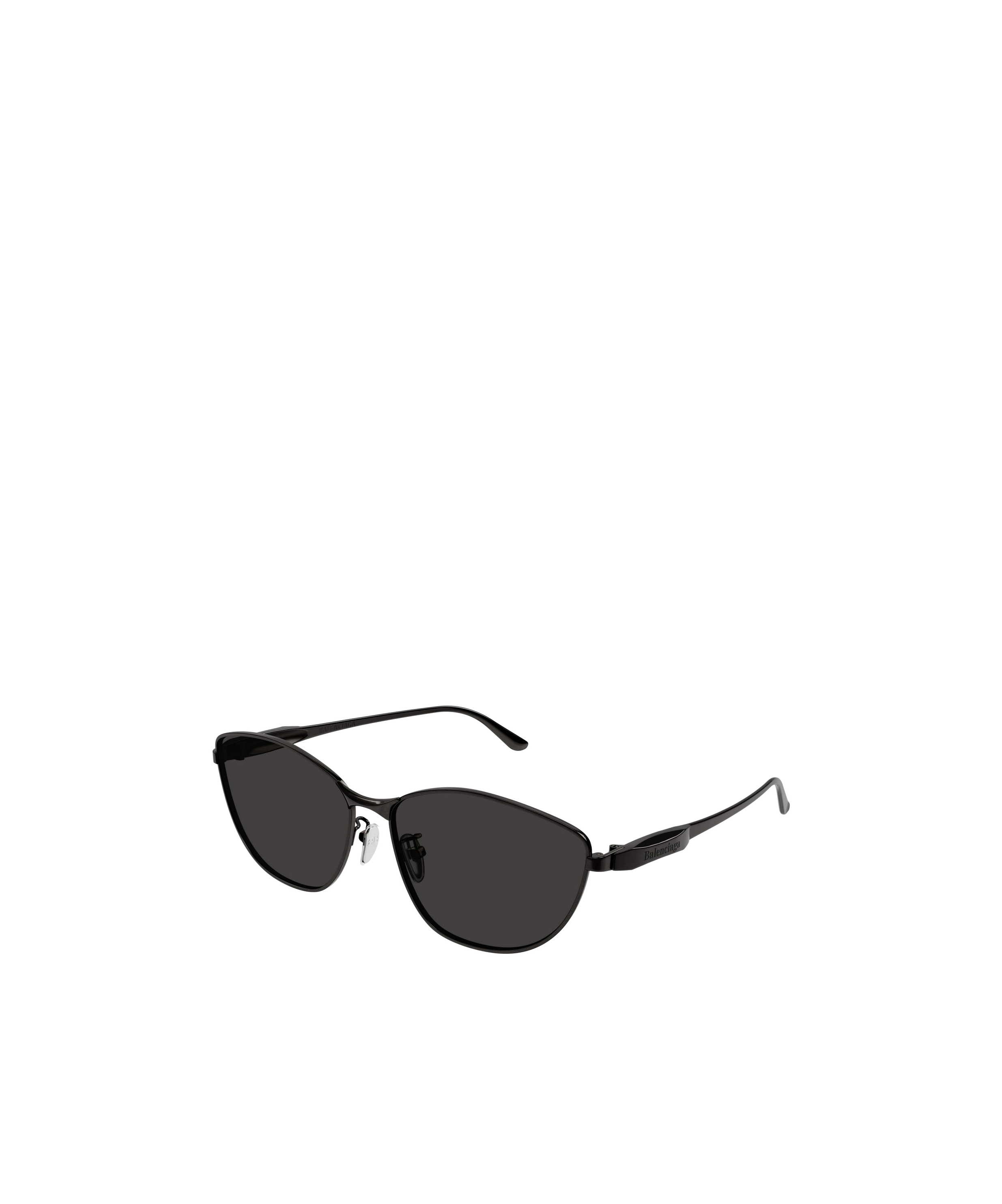 Balenciaga 62mm Oversize Rectangular Sunglasses In Black