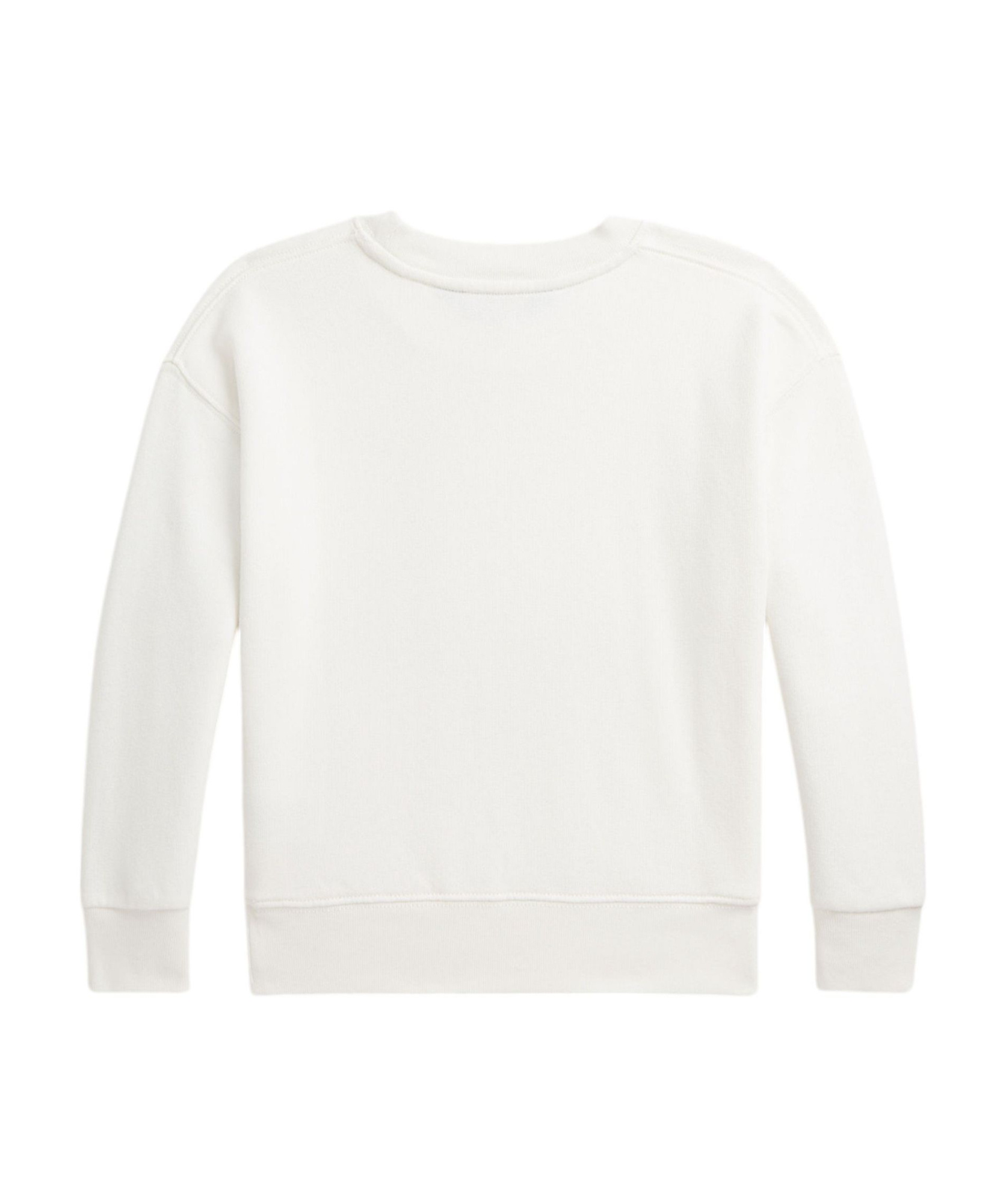 Polo Ralph Lauren Fleece Sweatshirt With  Polo Bear In White