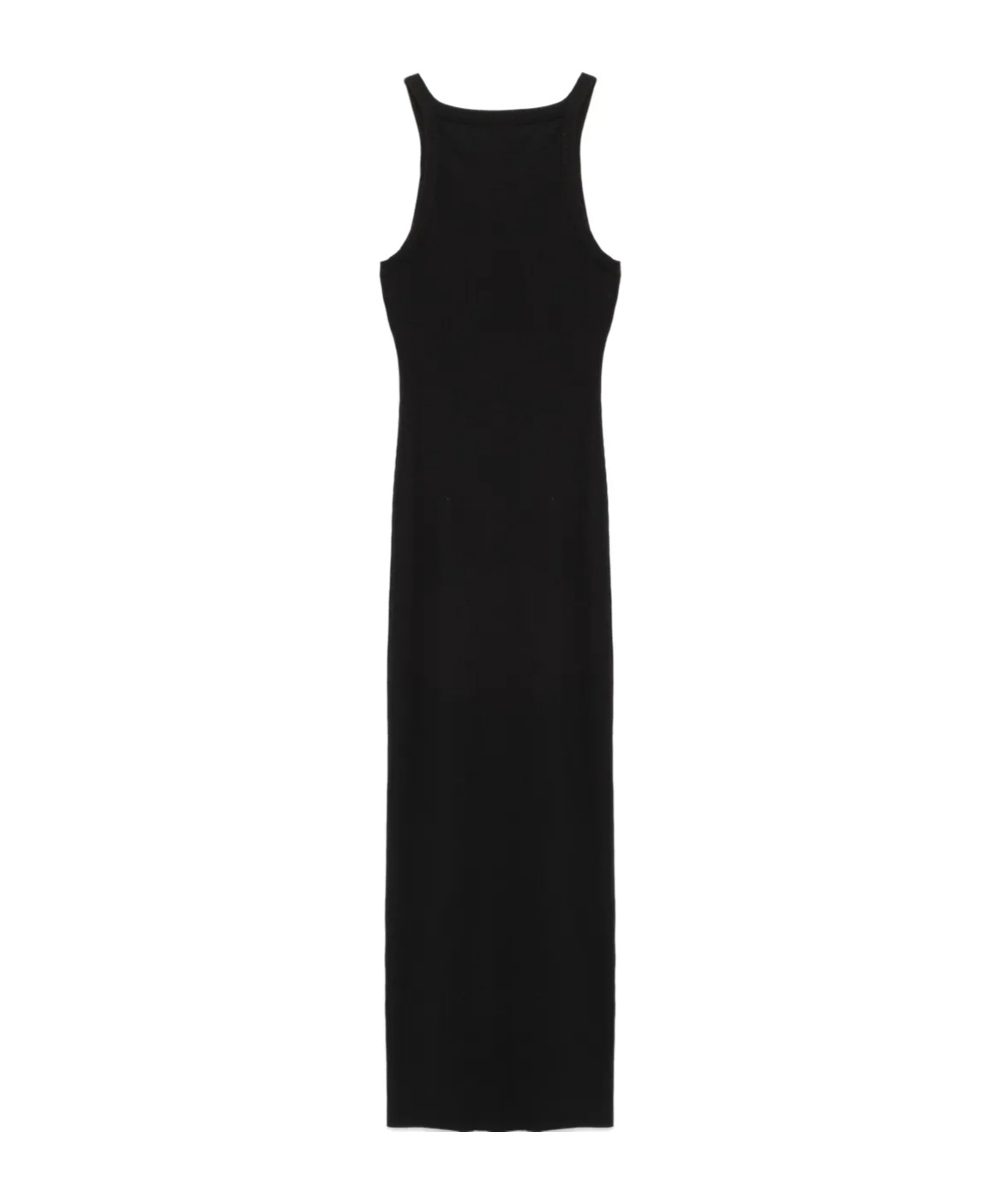 James Perse Ribbed Maxi Dress In Black