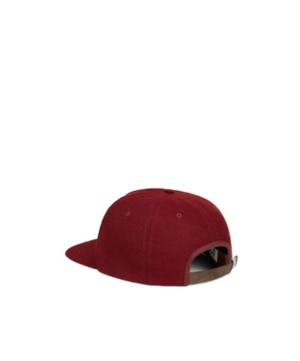Celine Trucker Cap In Wool Flannel In Red