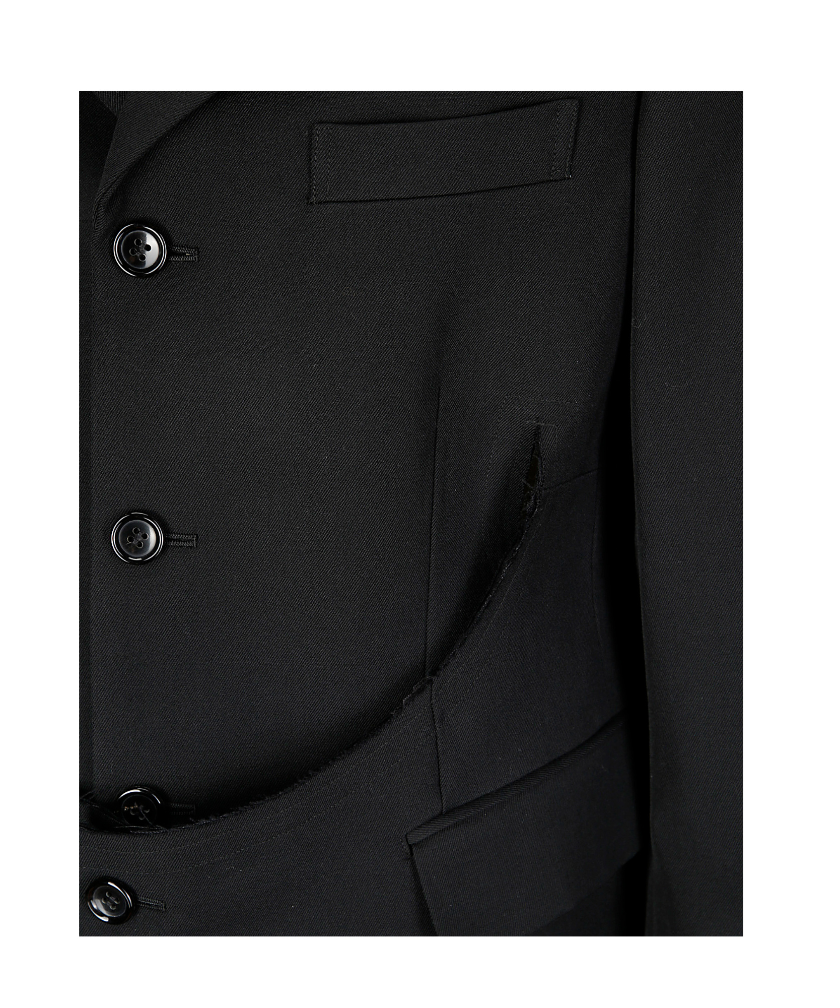 COMME DES GARÇONS SINGLE BREASTED SKIRT JACKET 