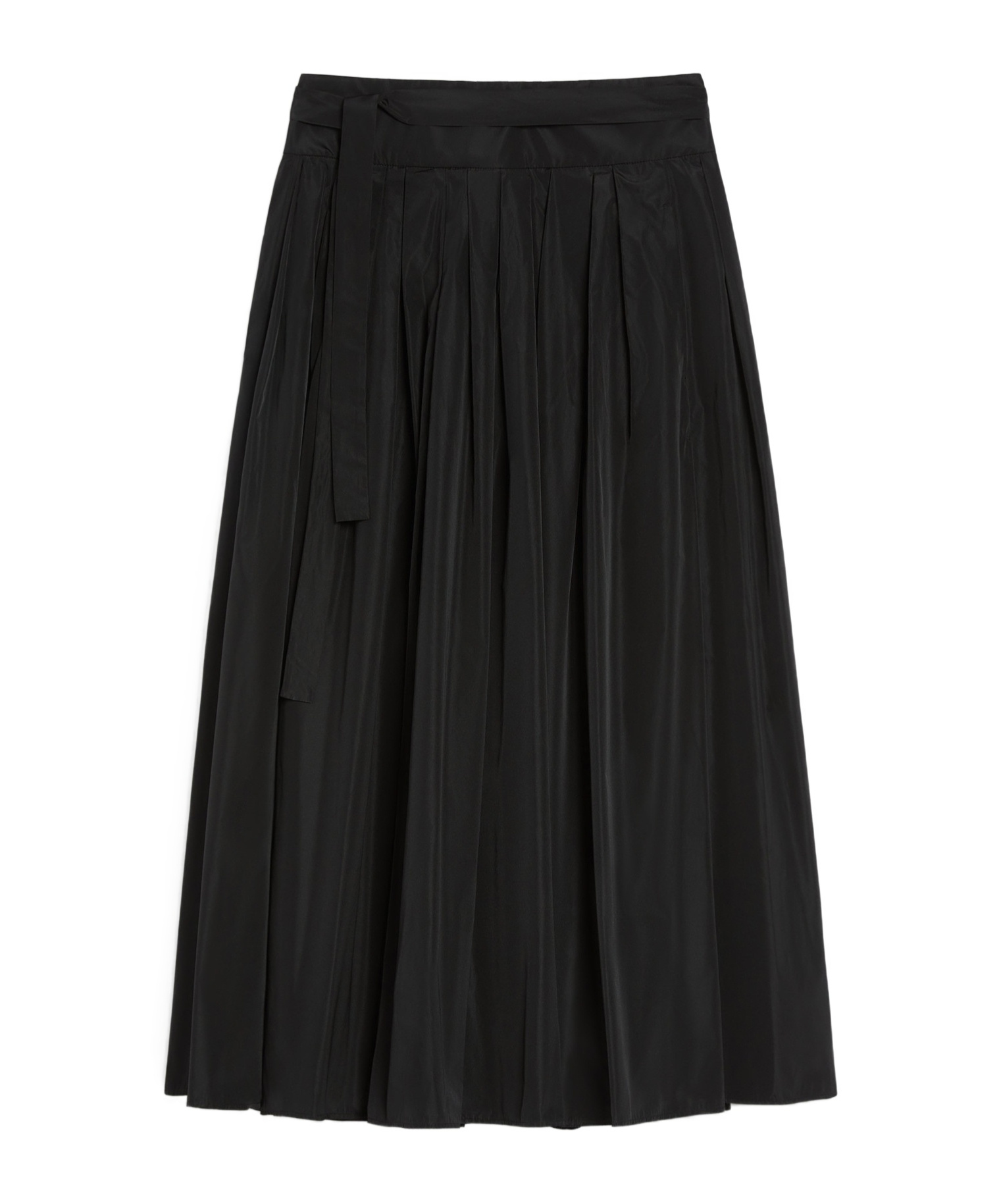 Max Mara 's Gea High Waist Pleated Skirt In Black