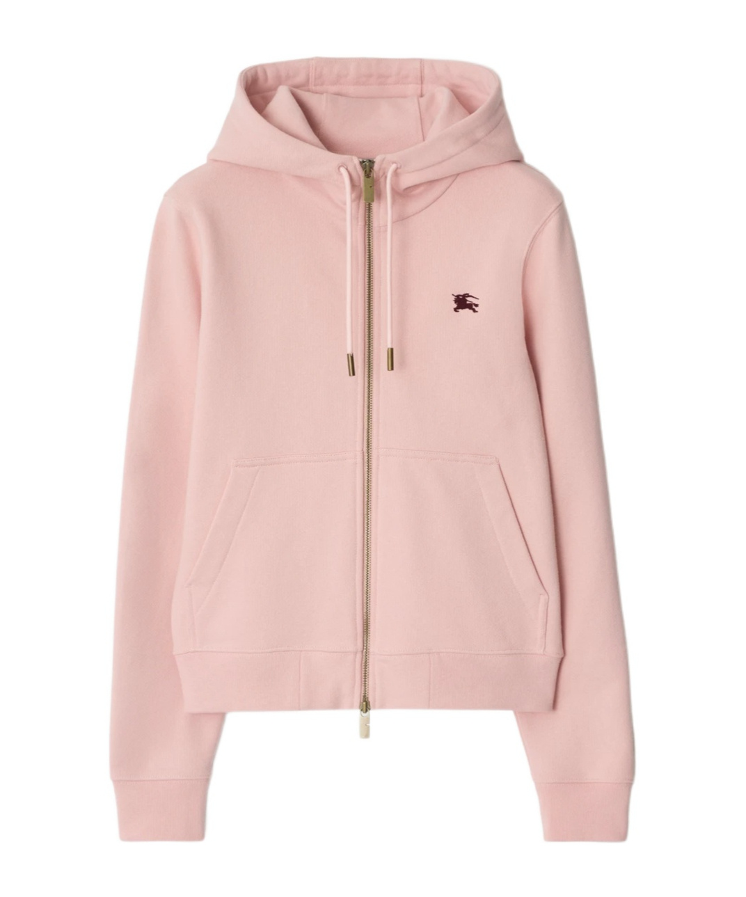 Burberry Knight Stamp Cotton Zip Hoodie