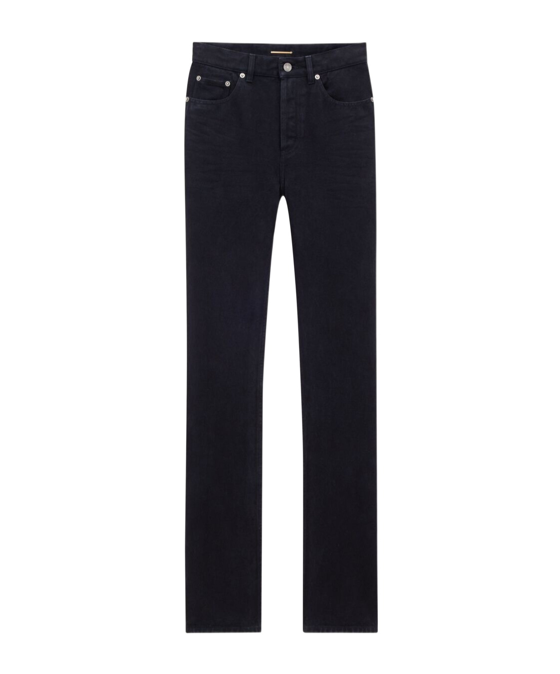 Saint Laurent 90's Slim Jeans In Midnight Black Denim