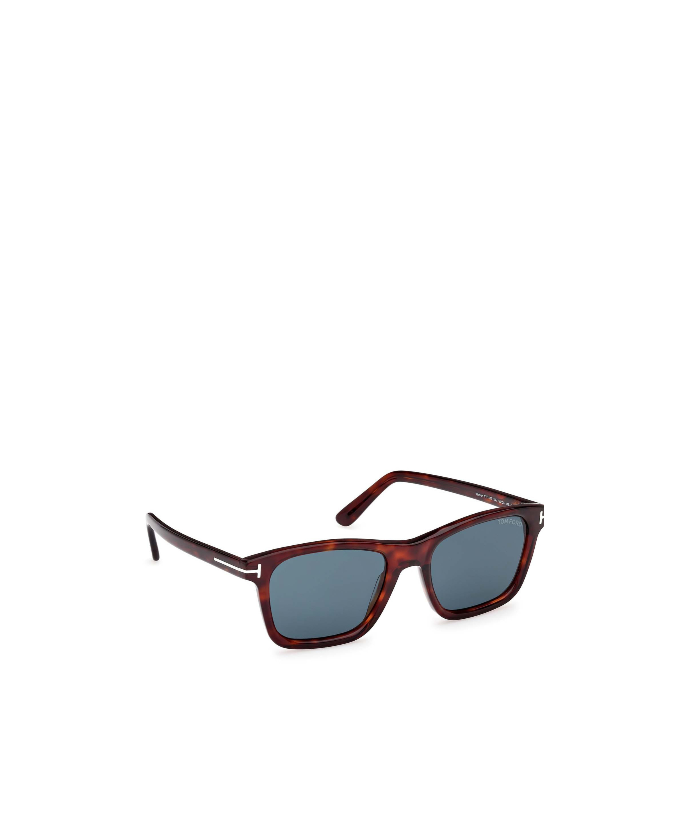 Tom Ford Eyewear Barron Square Frame Sunglasses In Gray