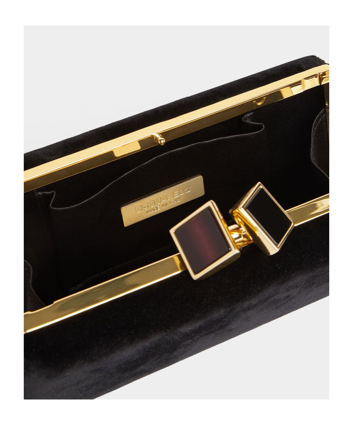 Dsquared2 Chain-strap Clutch Bag In Black