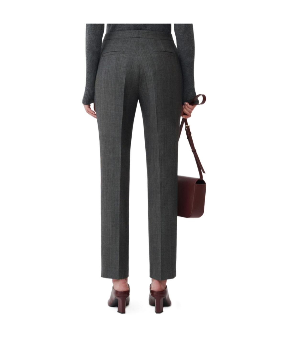 Fabiana Filippi Creased Straight-leg Pants In Gray